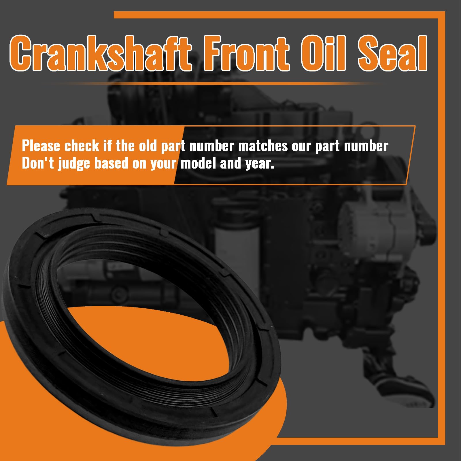 Amazon.com: 4890832 Crankshaft Front Oil Seal Compatible